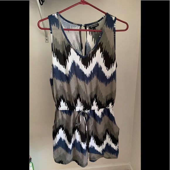 Allison Brittney Shorts Romper - Picture 1 of 6